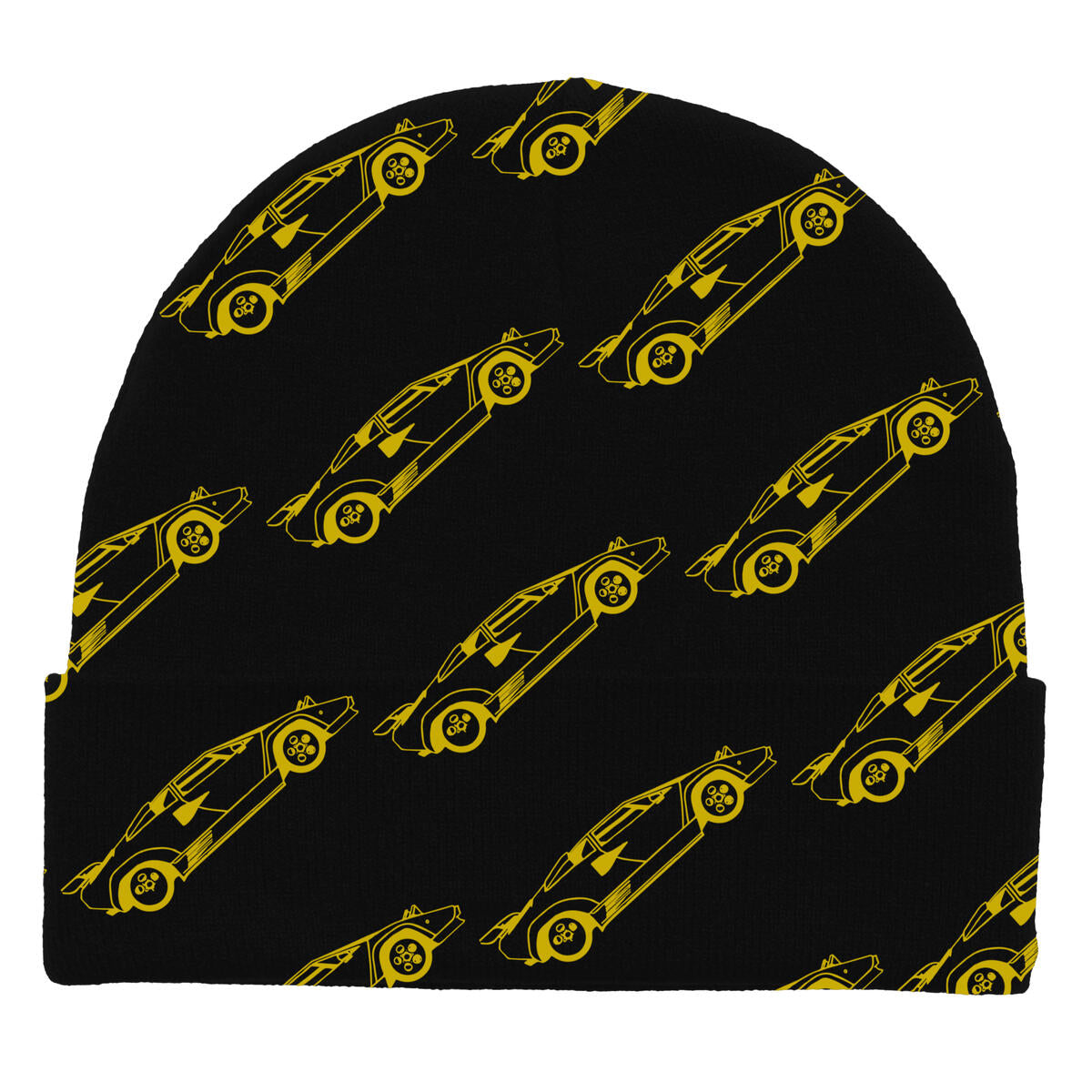Lambo Beanie Blk/Ylw OS