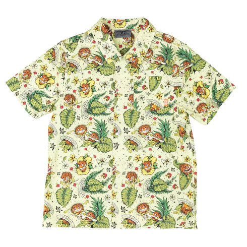 Grimple Misc Camper s/s Buttondown Shirt Lrg