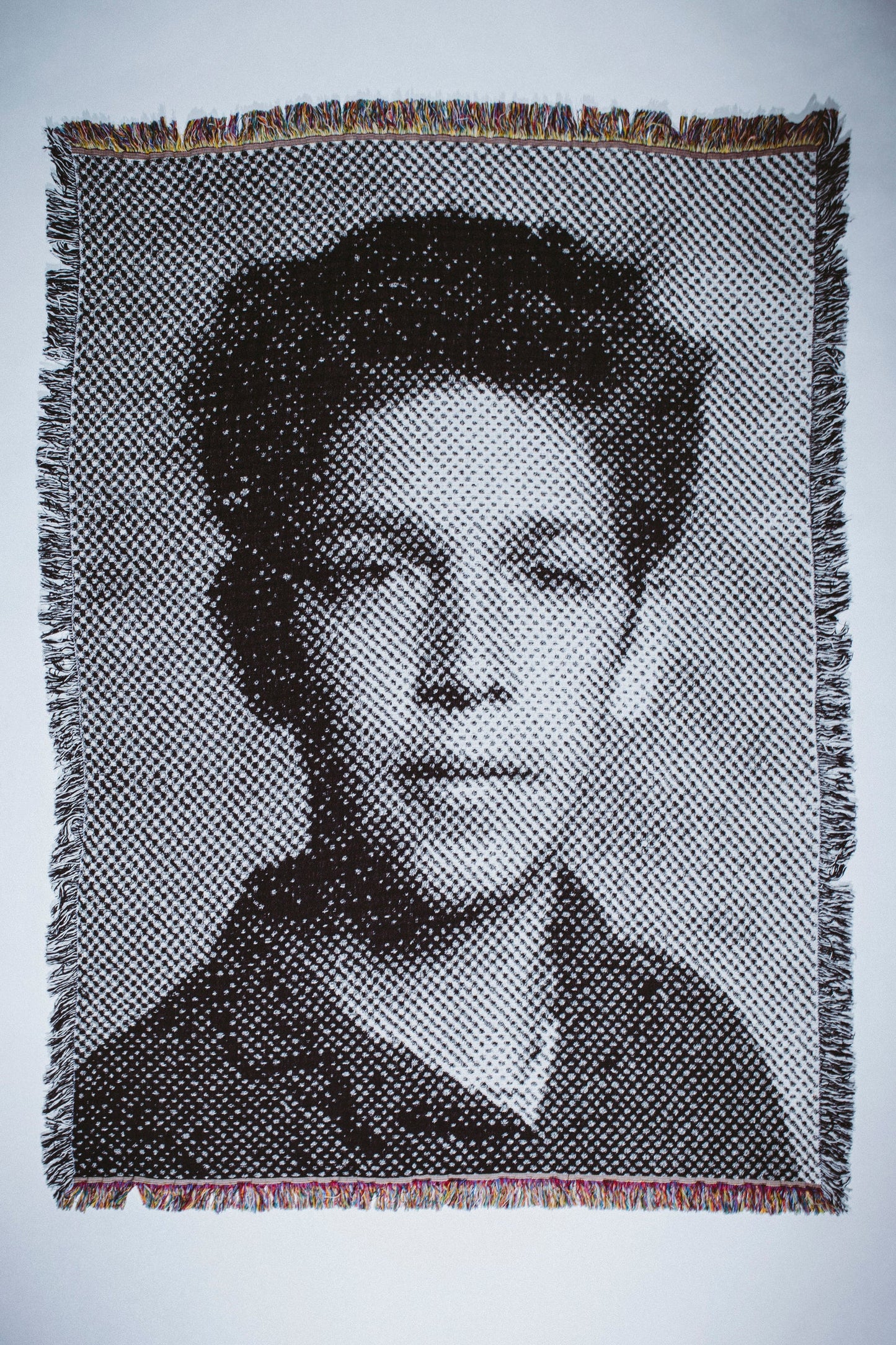 Gonz Class Photo Blanket 68" X 50" Blk/Wht