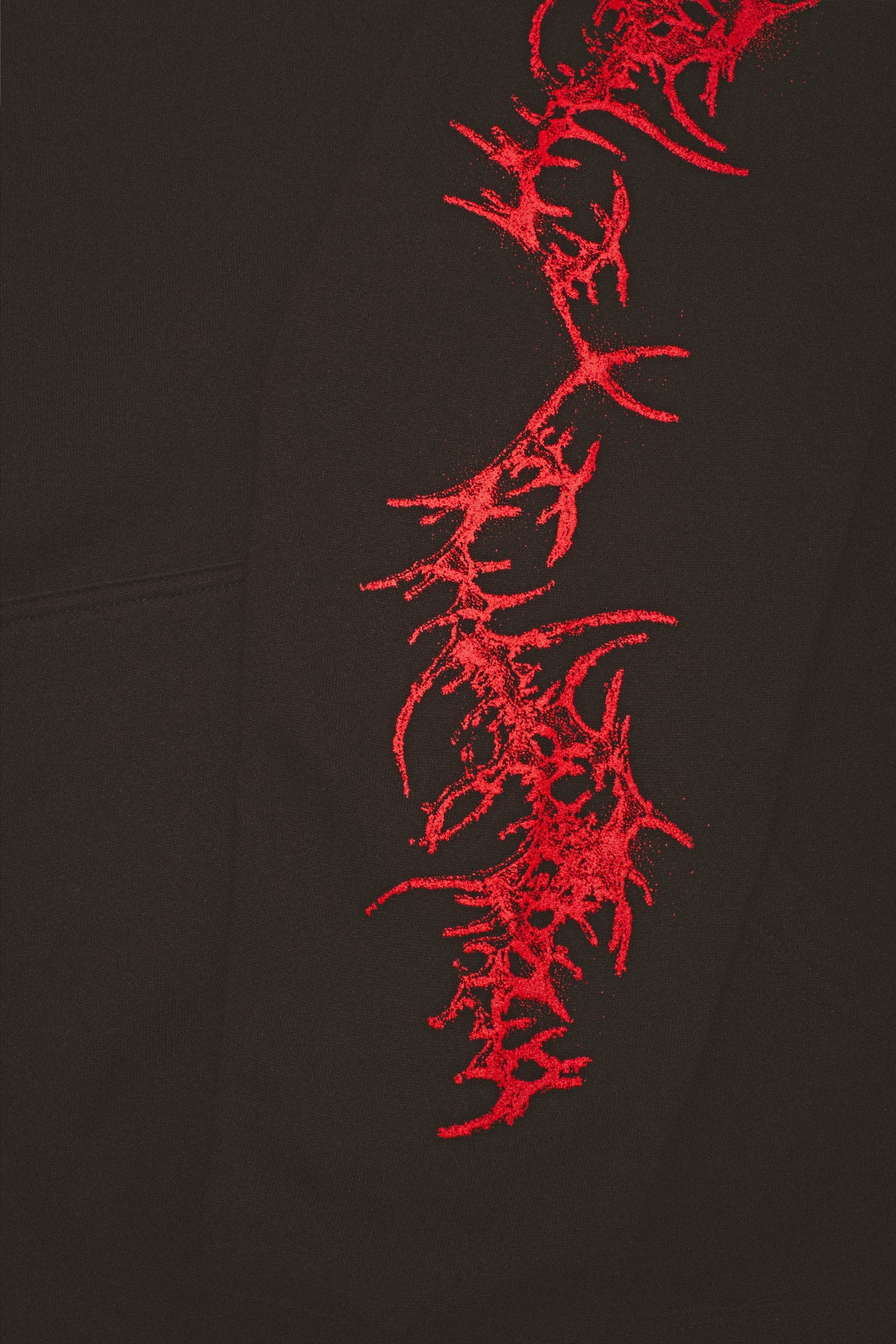 Skramz Logo Jason Borosky Hoodie Blk/Red