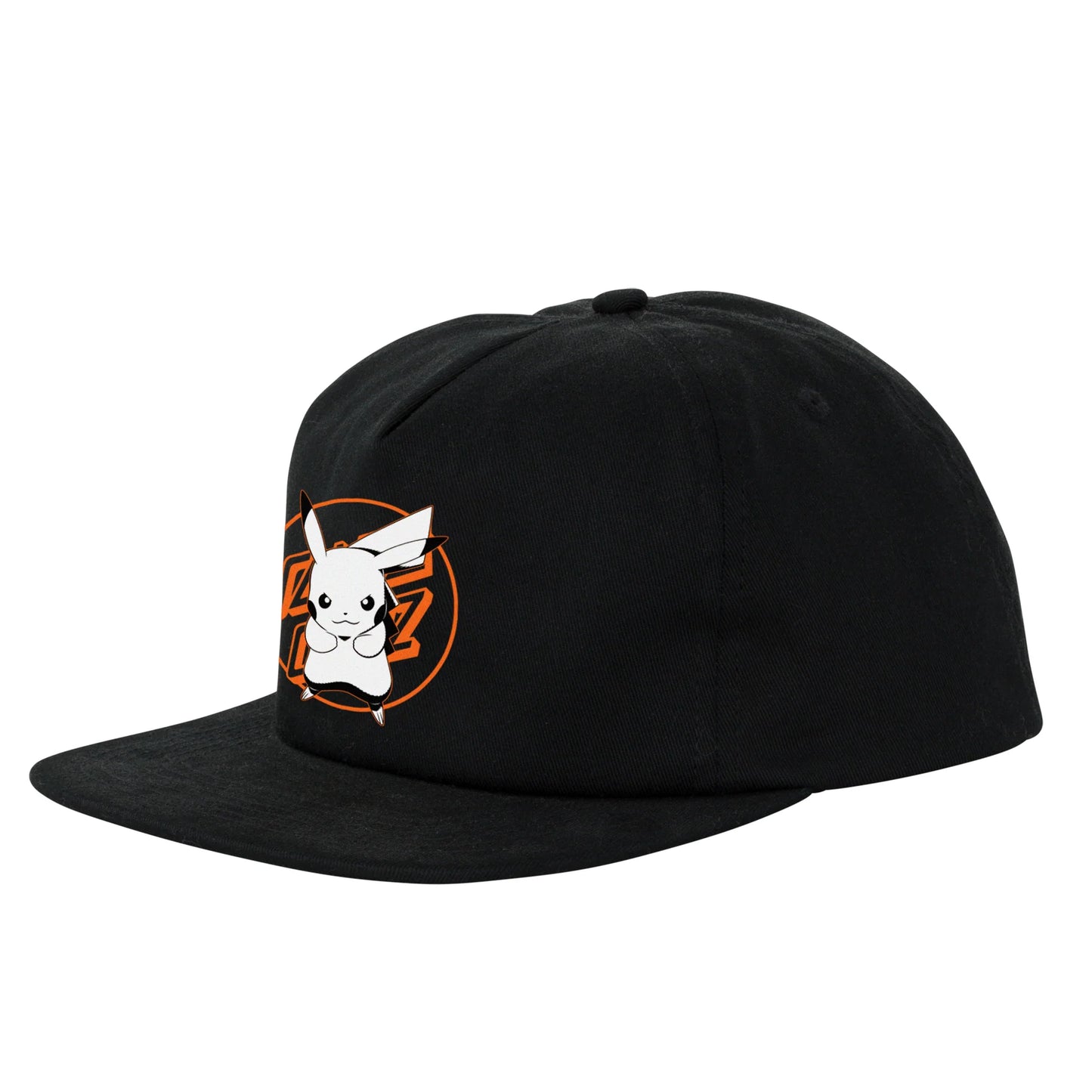 Pokémon & Santa Cruz Pikachu Adjustable Snapback Hat OS (color option listed)