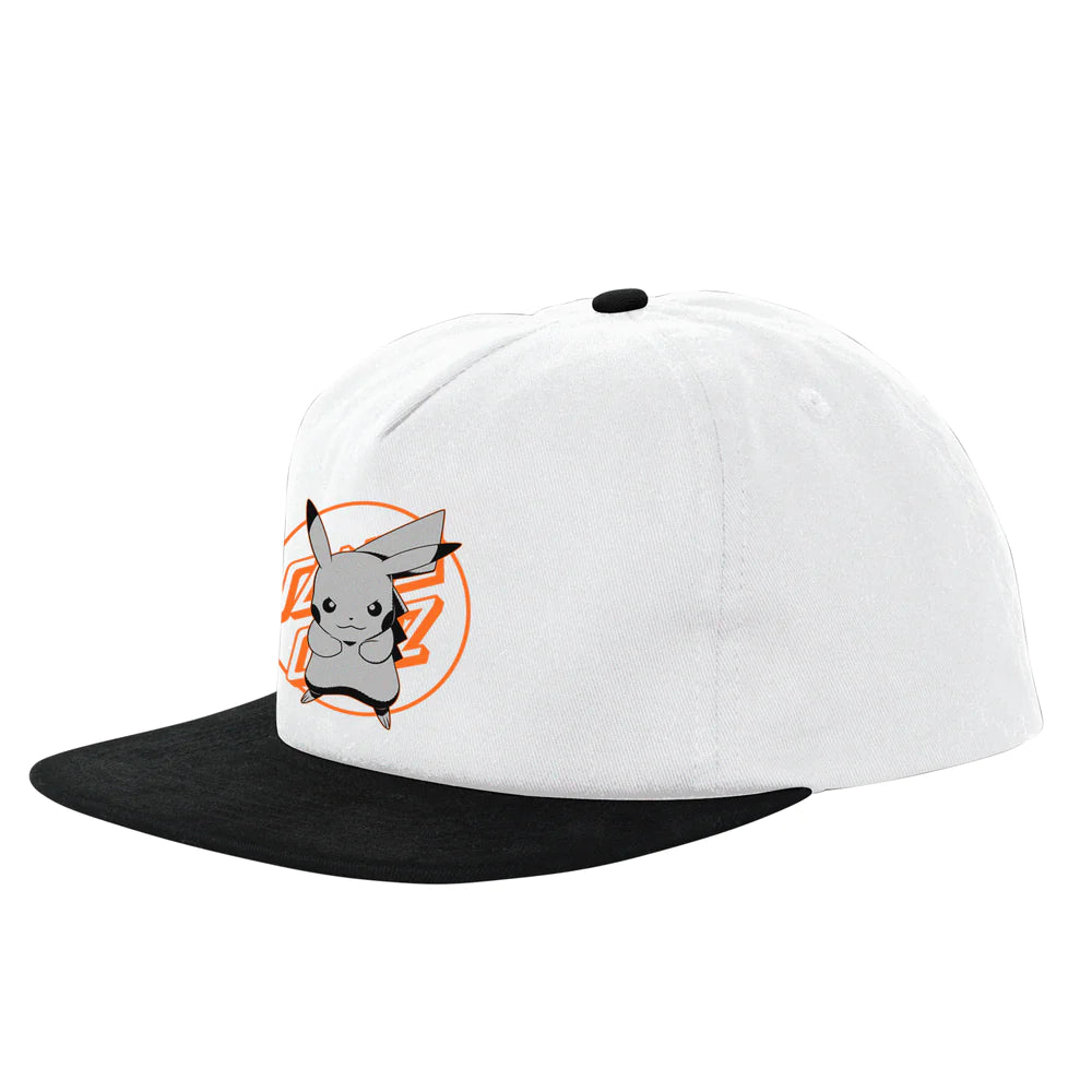 Pokémon & Santa Cruz Pikachu Adjustable Snapback Hat OS (color option listed)