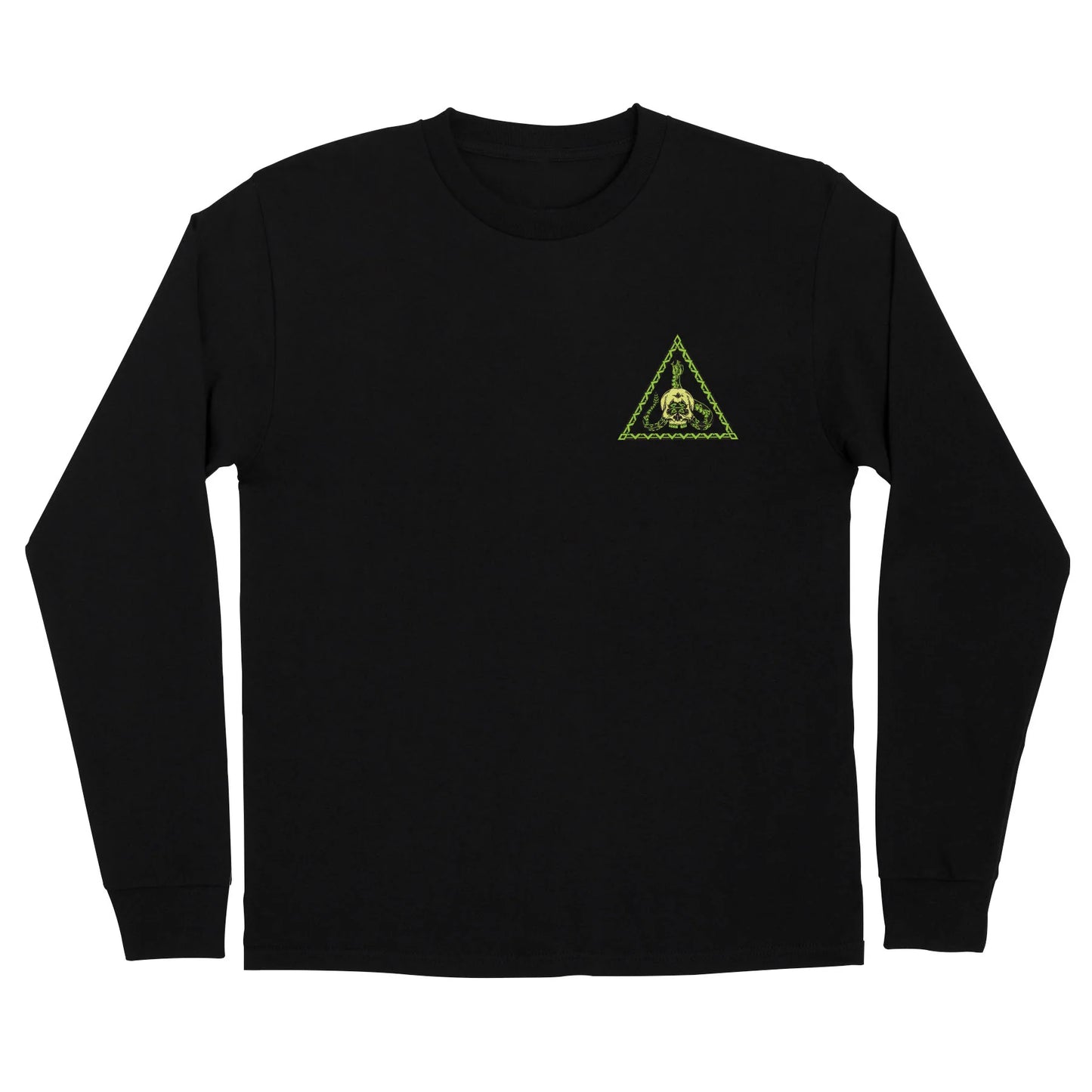 Take Warning L/S Premium Tee Shirt Eco Blk(size options listed)