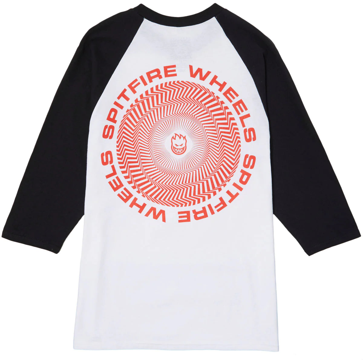 Classic Vortex 3/4 Raglan BLK/WHT/RD (size options listed)