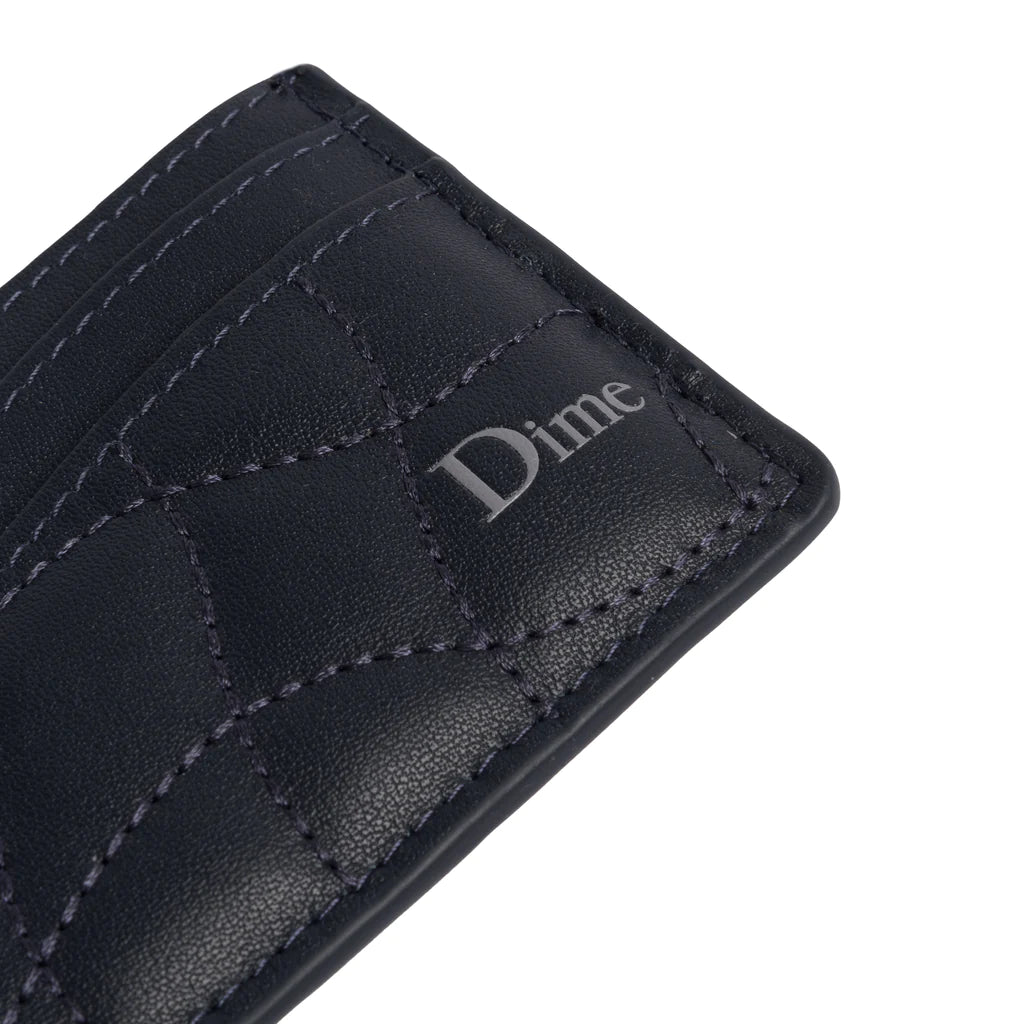Quilted Bifold Wallet Drk Blu OS