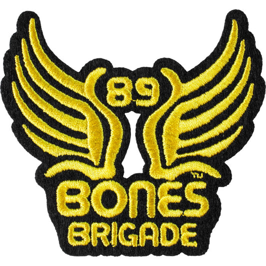 Bones Birgade '89 Wings Single Patch Blk/Gld OS