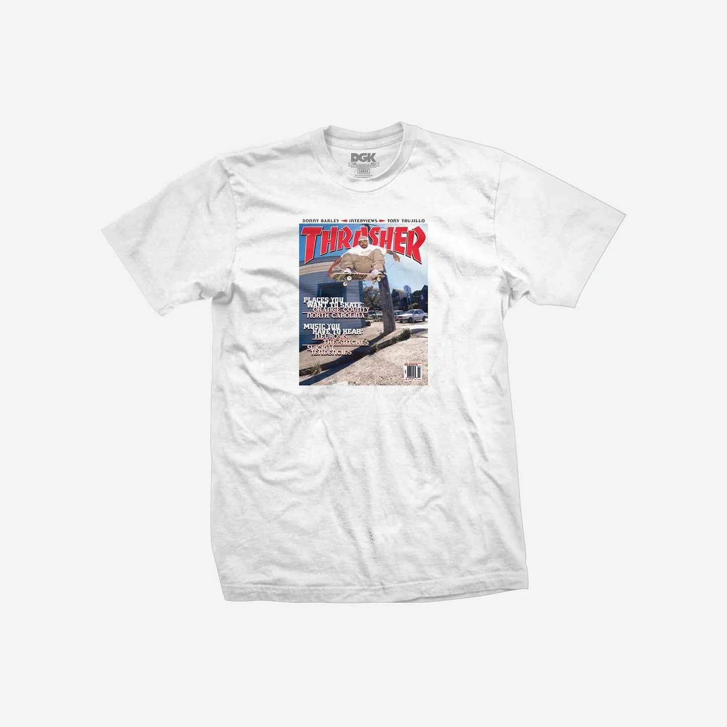 DGK X Thrasher Marcus Mcbride s/s Tee Shirt Wht