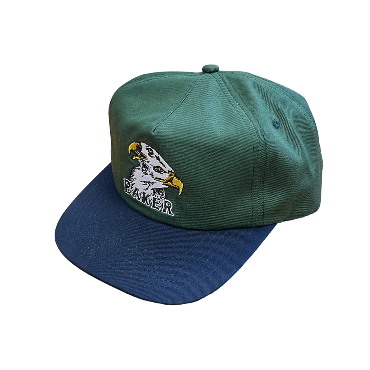 Eagle Eyes Adjustable Snapback Hat Grn/Purp OS