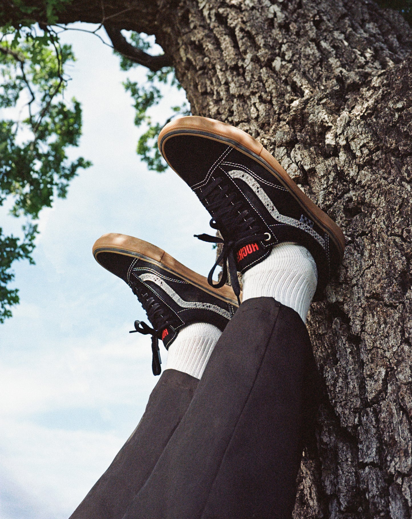 Hockey X Vans Skate Old Skool Shoe Blk/Snake(size options listed)