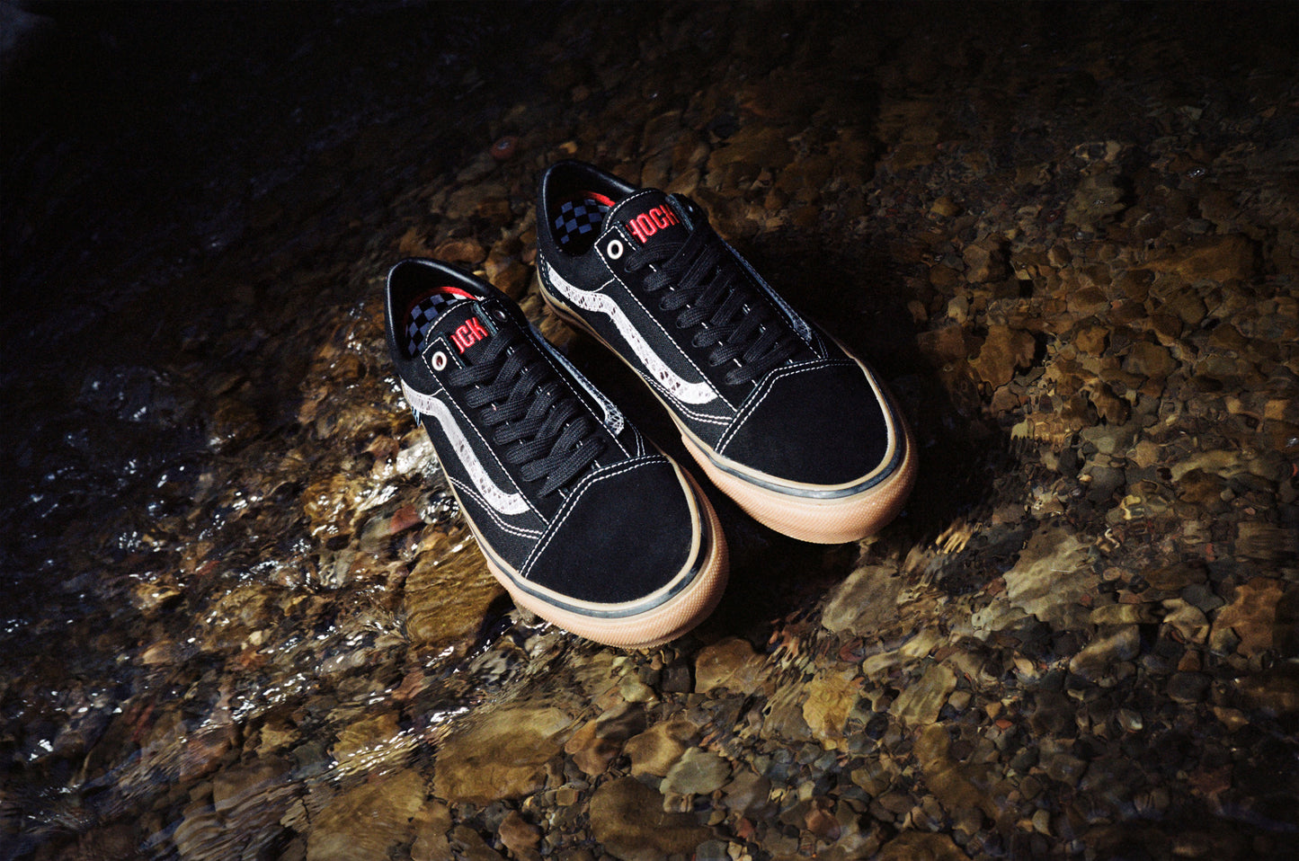 Hockey X Vans Skate Old Skool Shoe Blk/Snake(size options listed)