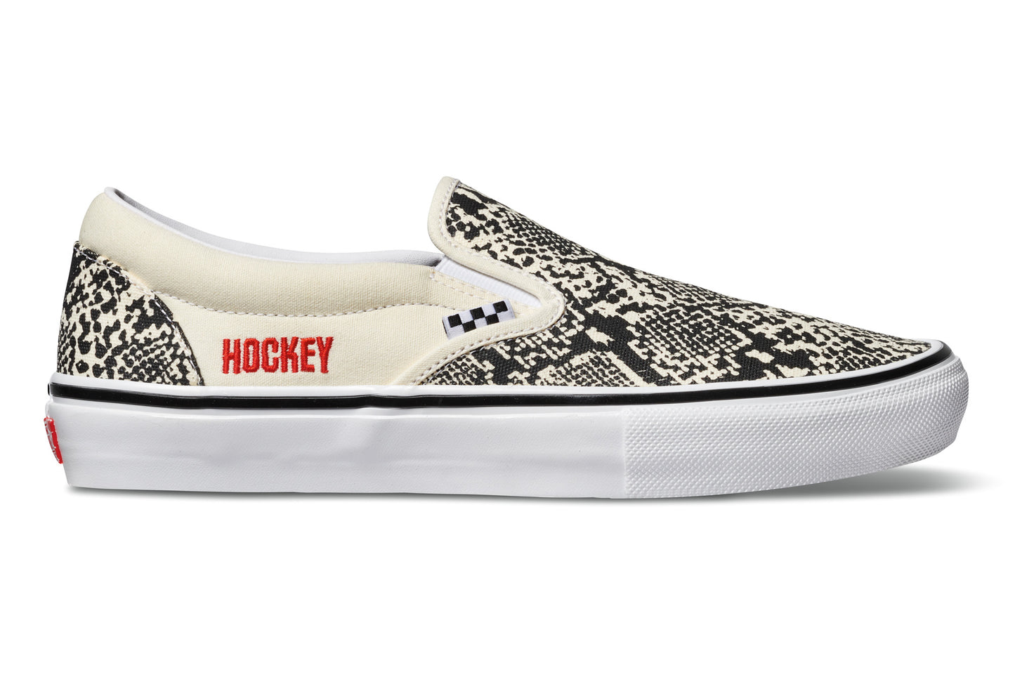 Skate Slip On Hockey Shoe Snake Canvas(size options listed)