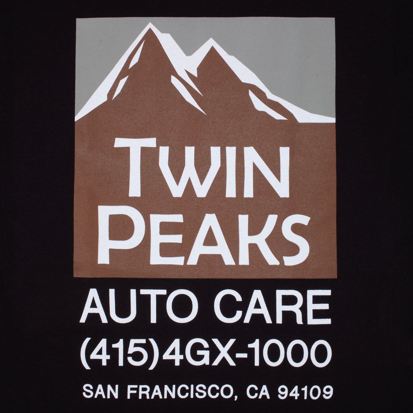 Twin Peaks S/S Blk(size options listed)