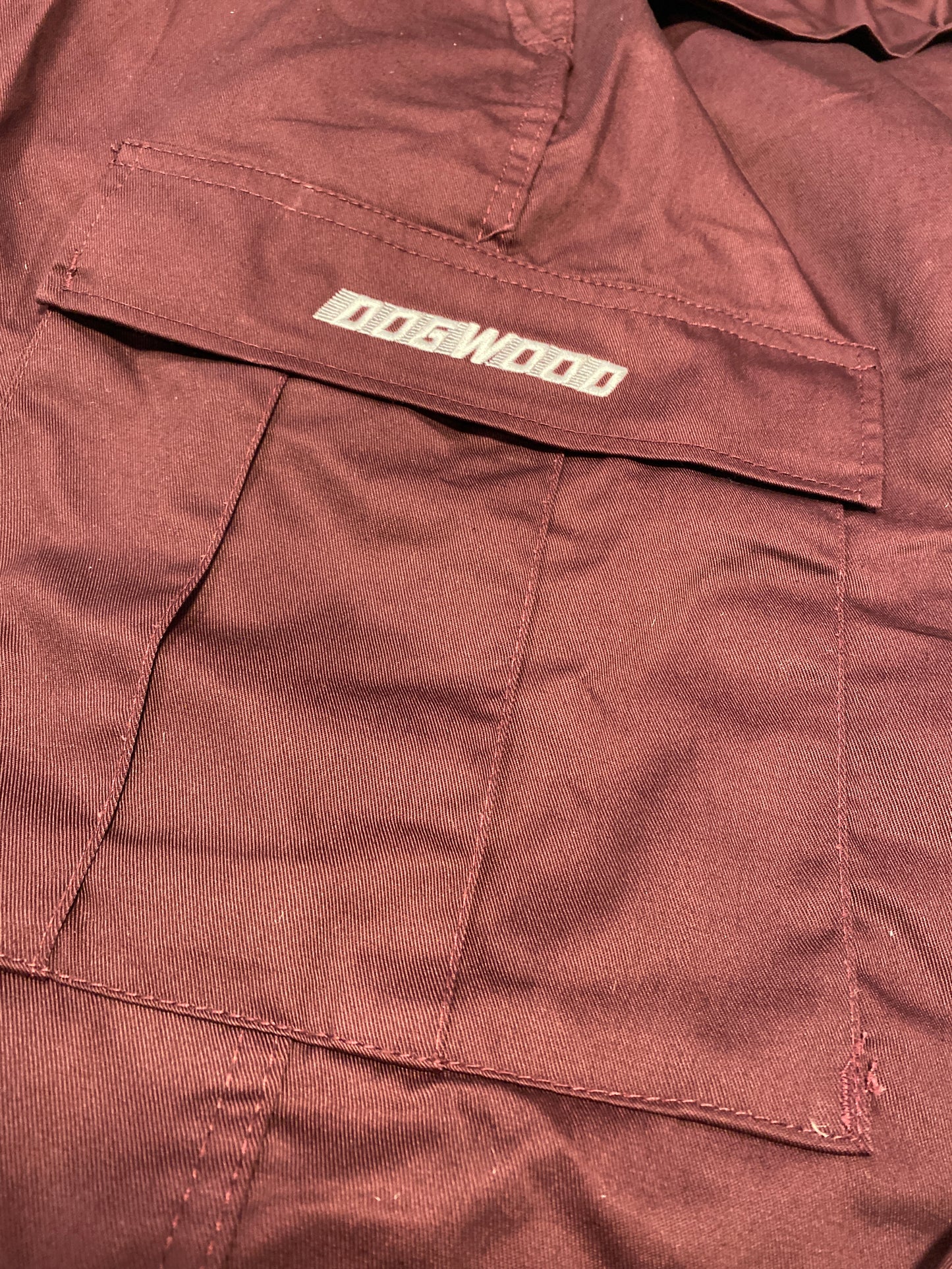 Bdu Speedwave Embroidered/Wht Cargo Pants Maroon