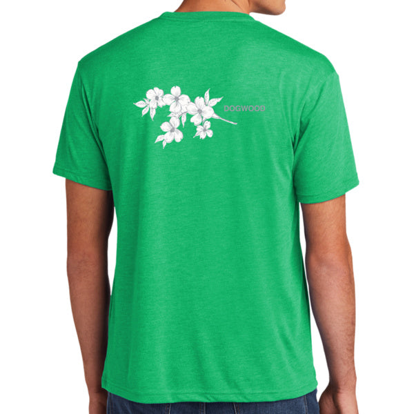 Flowers On Kelly Street S/S Tee Shirt Grn/Wht