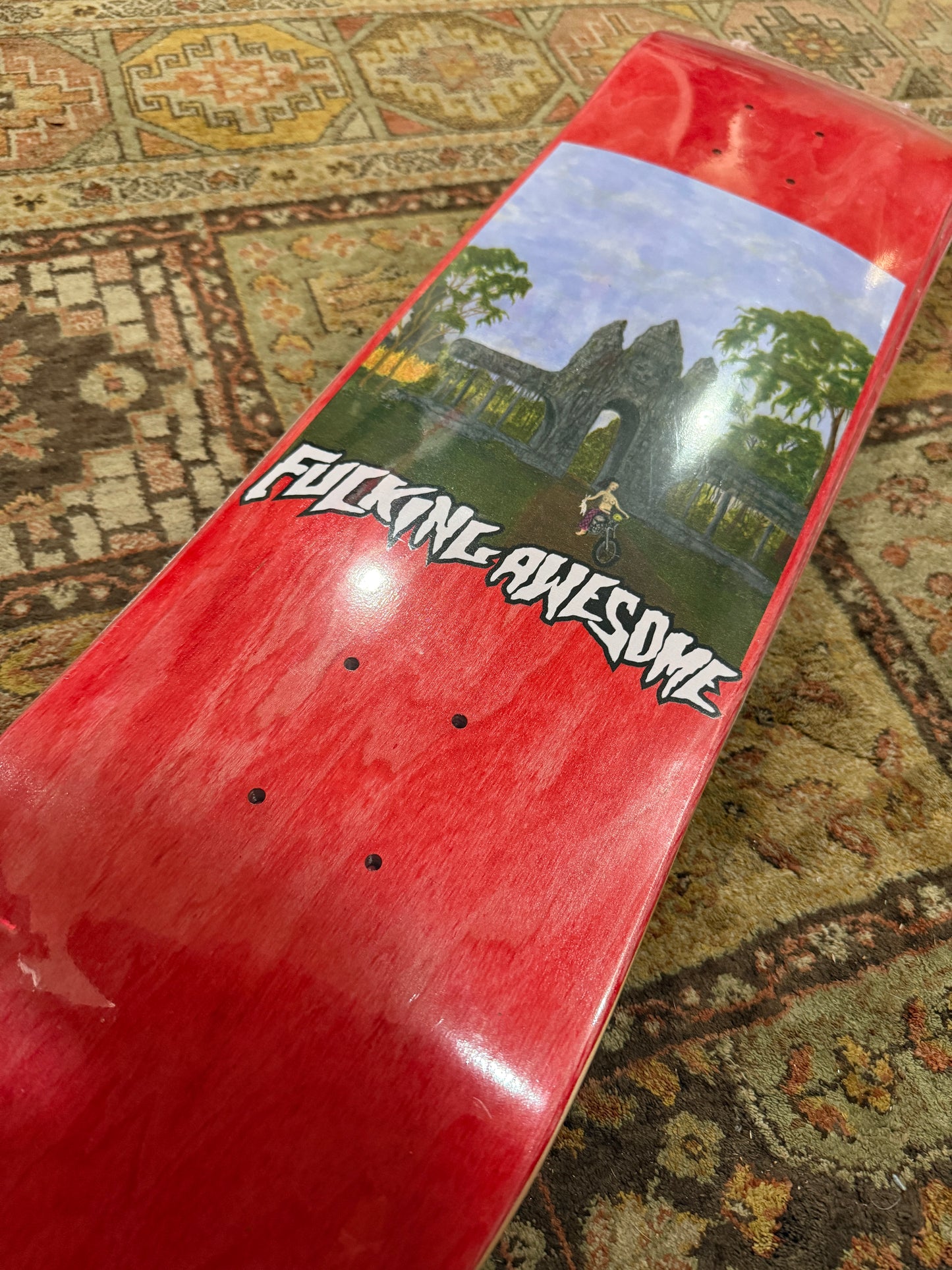 Gino Iannucci Break In Phuket Pro Deck Red Stain