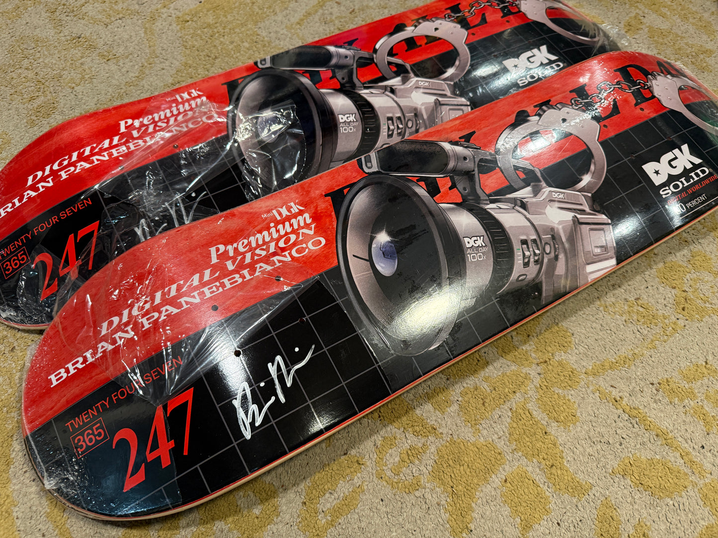 Street Soldiers Premium Vision Brian 'Penny" Panebianco Autographed Deck*8.25 X 31.7 WB14.18