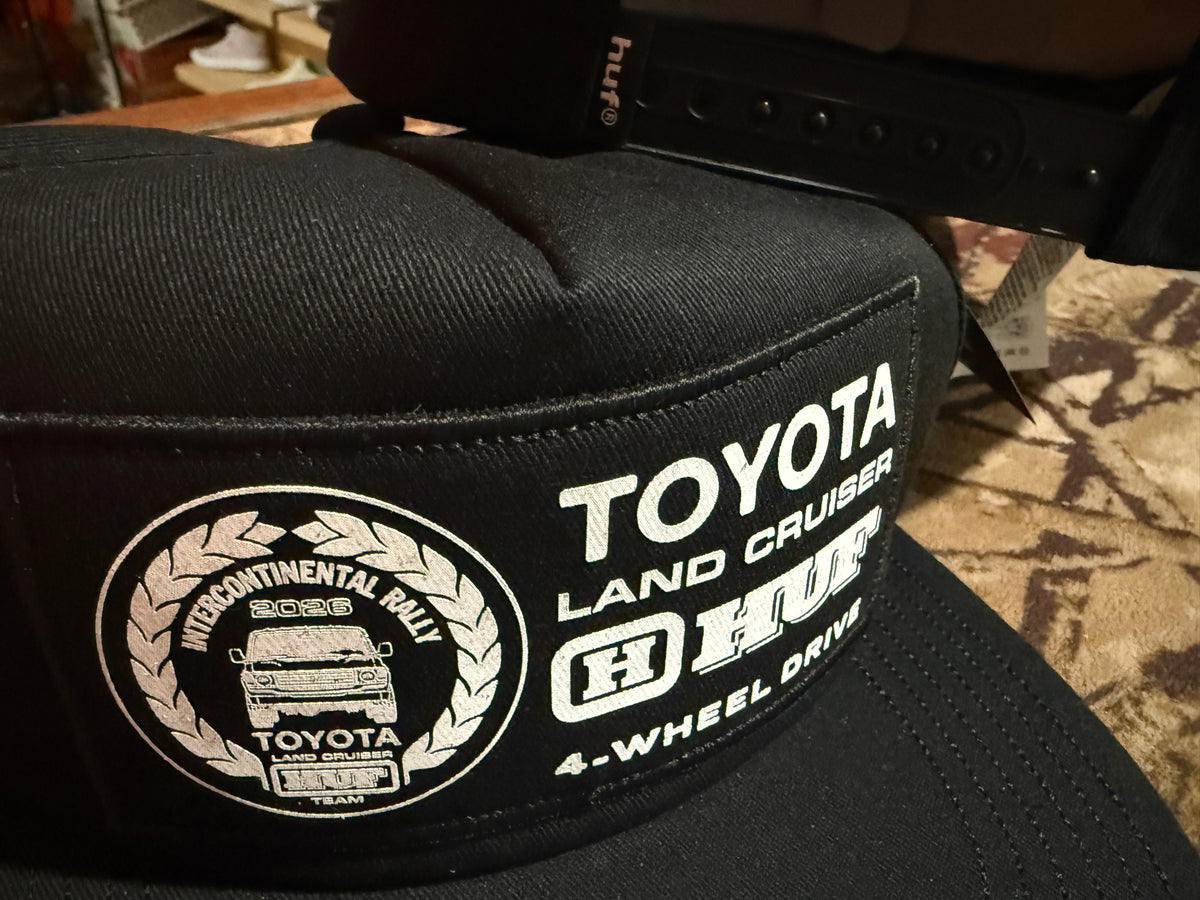 Toyota Land Cruiser Rally Adjustable Snapback Hat Blk OS