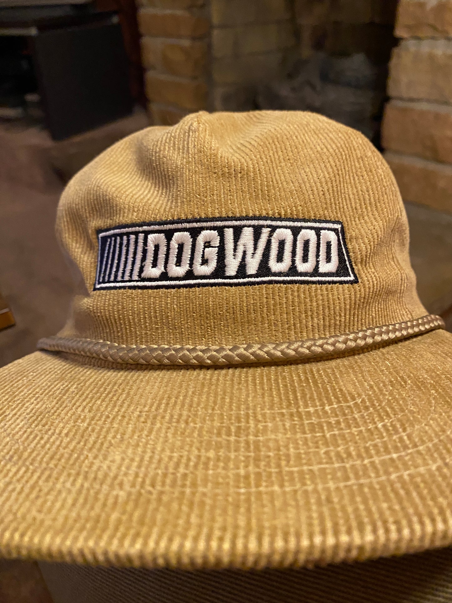 Speedway Emb COrduroy Rope Snapback Hat Khaki OS