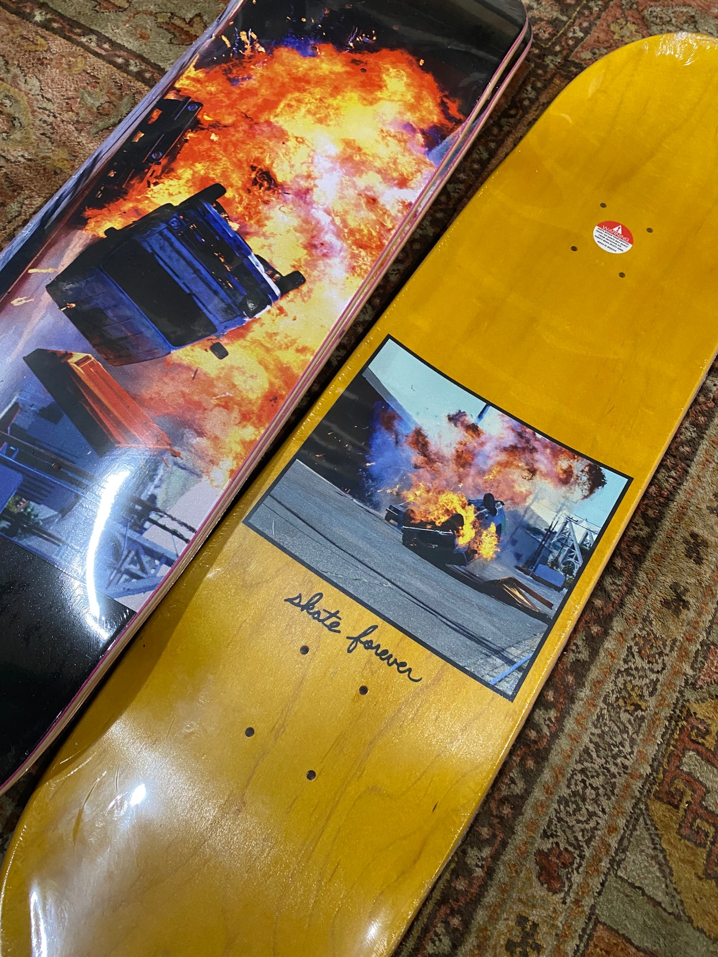 Destruction Van Deck 8.5 X 31.75(top stains listed)