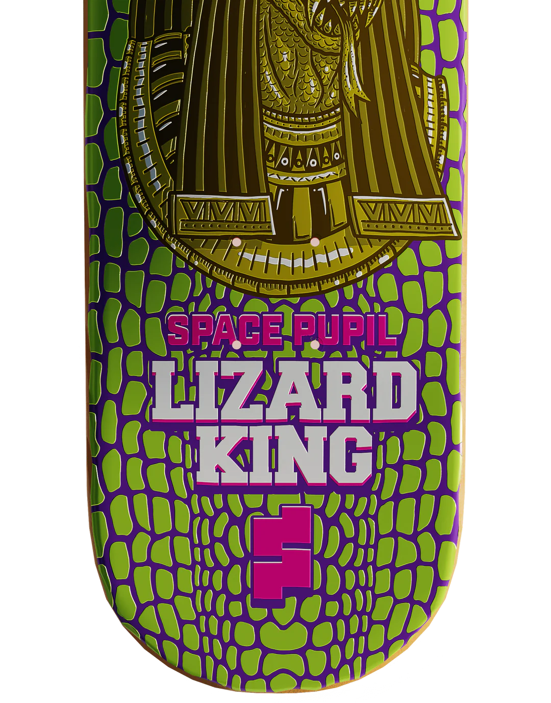 Lizard King Resurrection Guest Pro Deck Art By Todd Bratrud 8.5 X 31.7