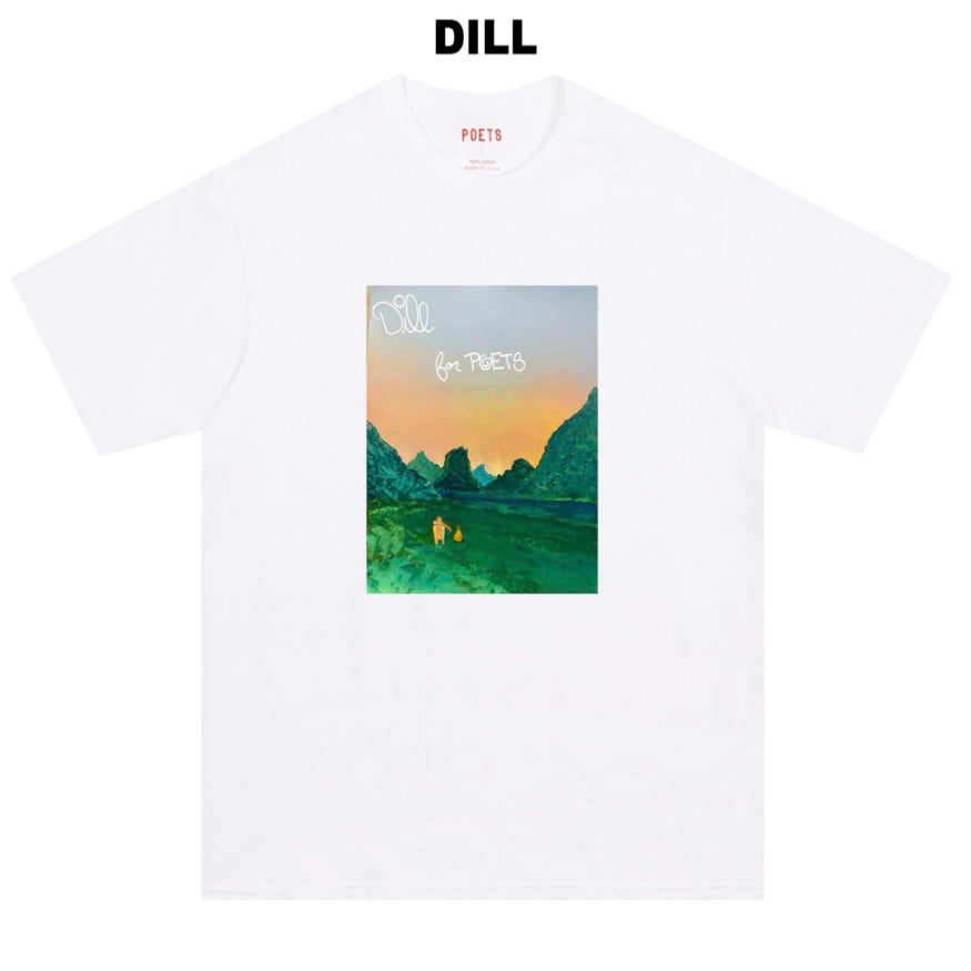Dill For Poets DTG S/S Tee Shirt Wht