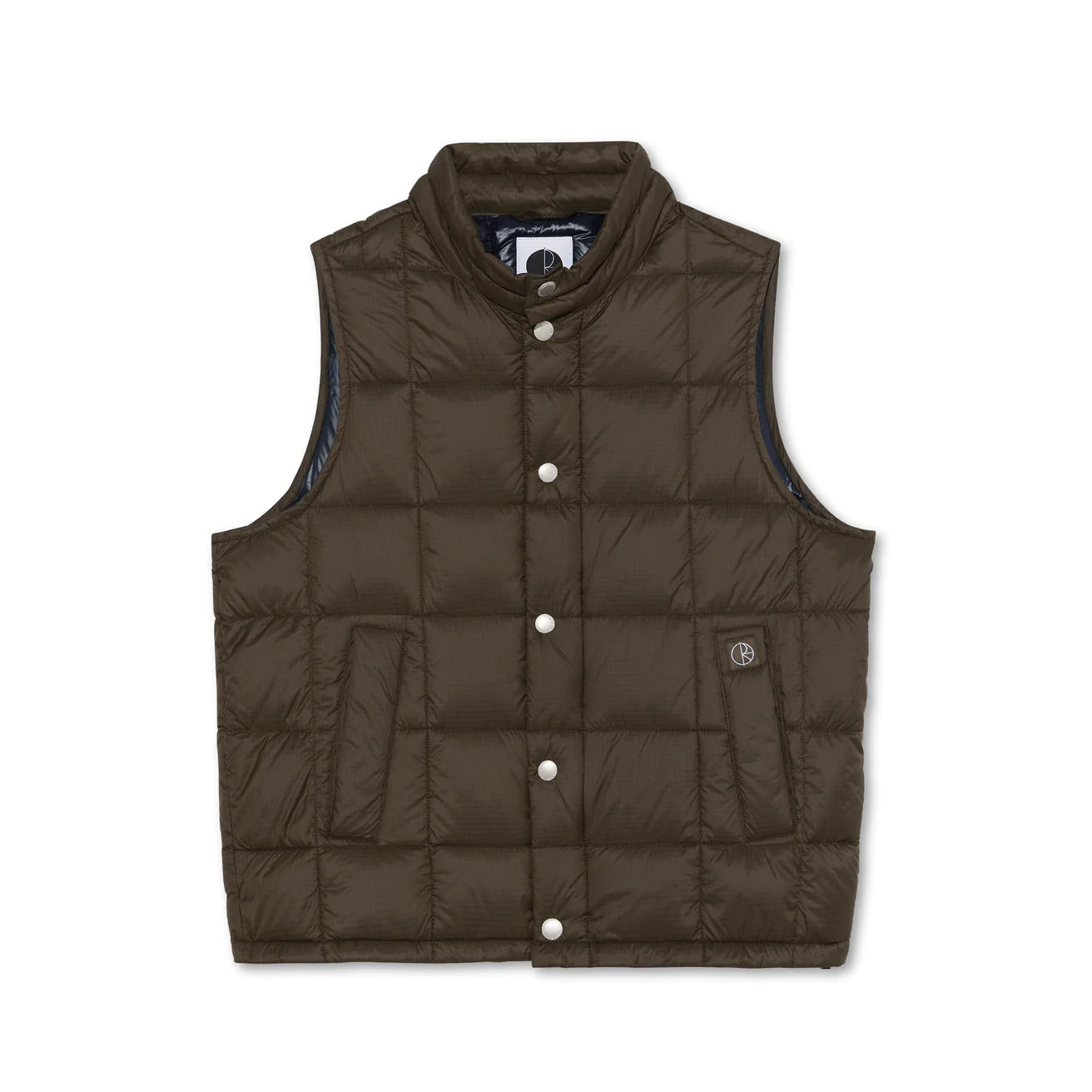 Lightweight Puffer Vest Jacket Brwn(size options listed)