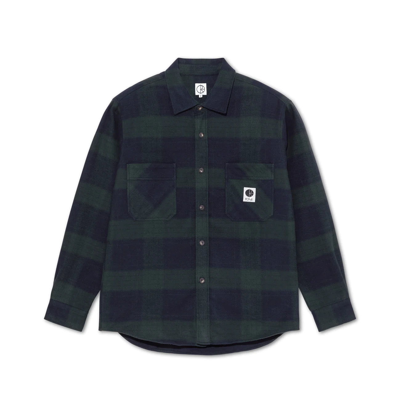 Mike L/S Flannel Shirt Nvy/Teal(size options listed) – Dogwood