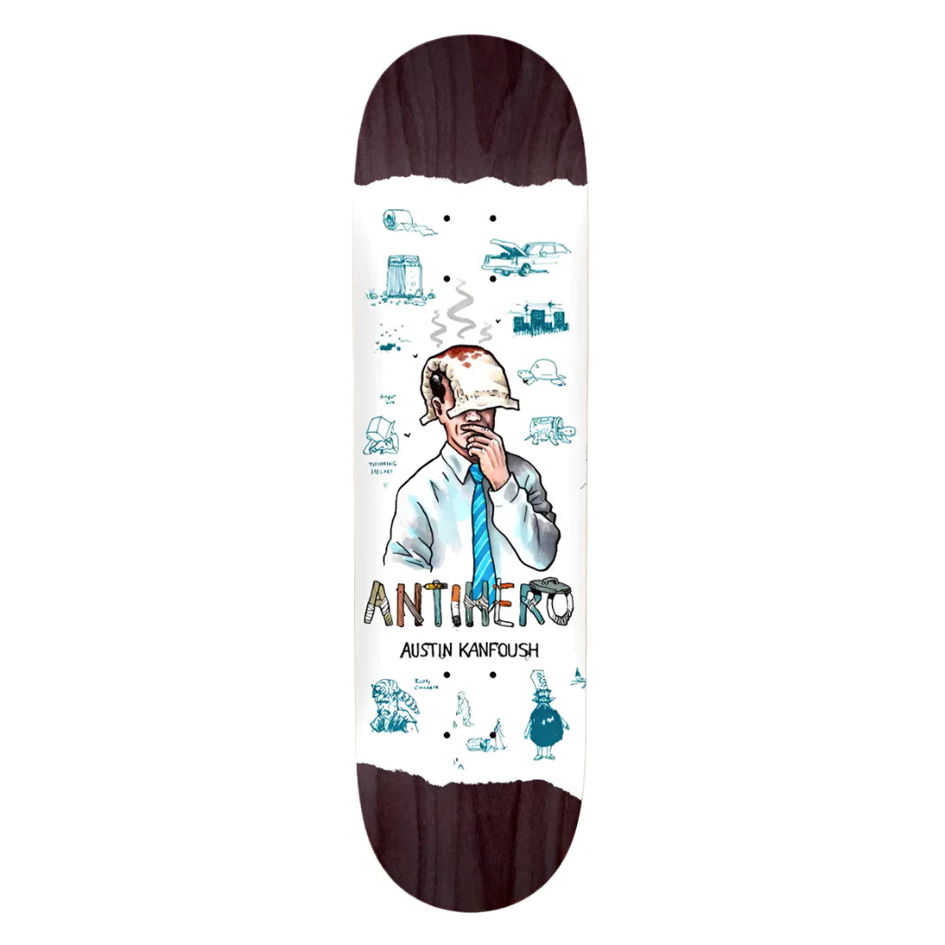 Austin Kanfoush Rycling Pro Deck 8.06 X 31.8 Purp Stain