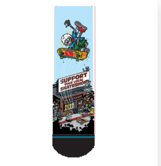 SSD 2025 Todd Bratrud Crew Socks OS Lrg Multi COlor