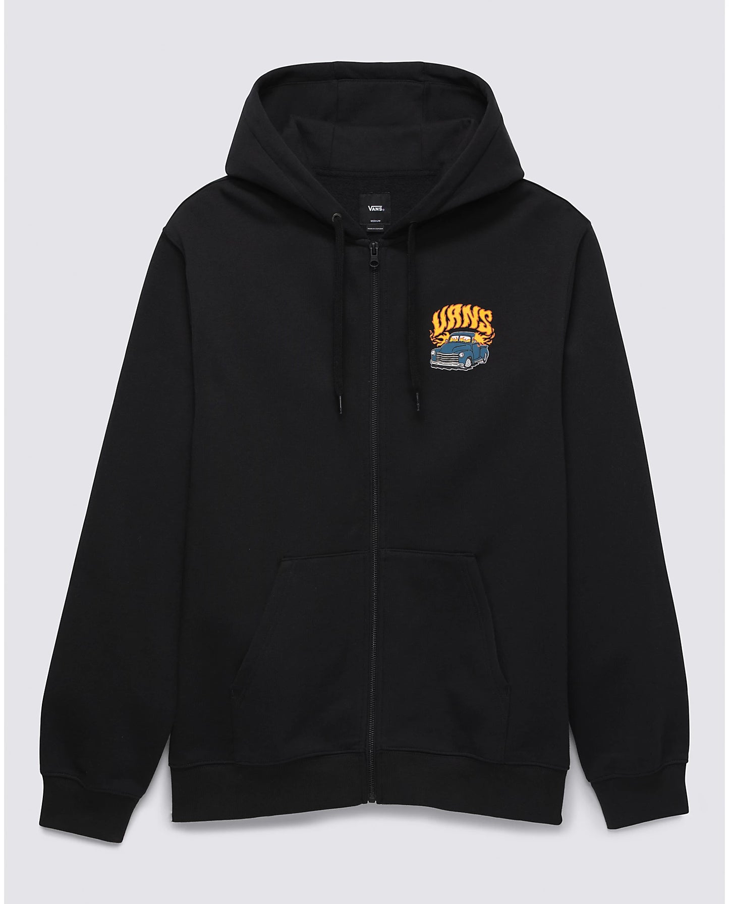 Hot Rod Full Zip Hoodie Blk(size options listed)
