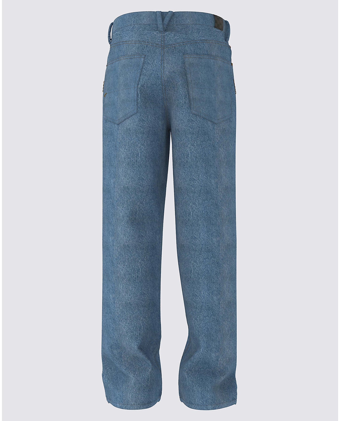 Check - 5 Baggy Denim Pant Stonewash/Blu(size options listed)