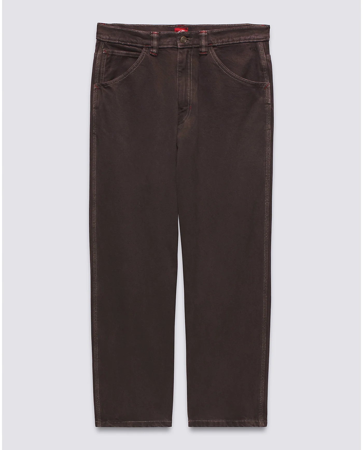 Skate Check-5 Loose Denim Pants After Drk Brwn