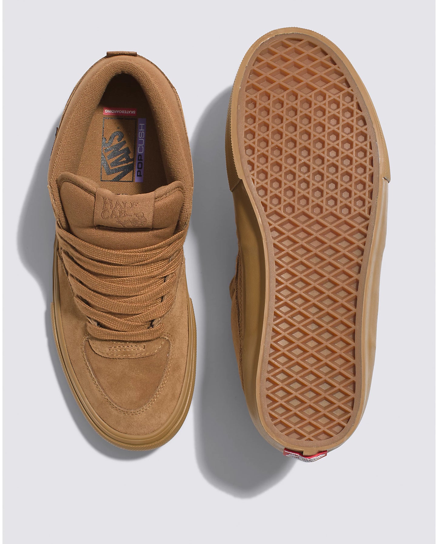 Skate Half Cab Steve Caballero Pro Shoe Brwn/Gum(size options listed below)