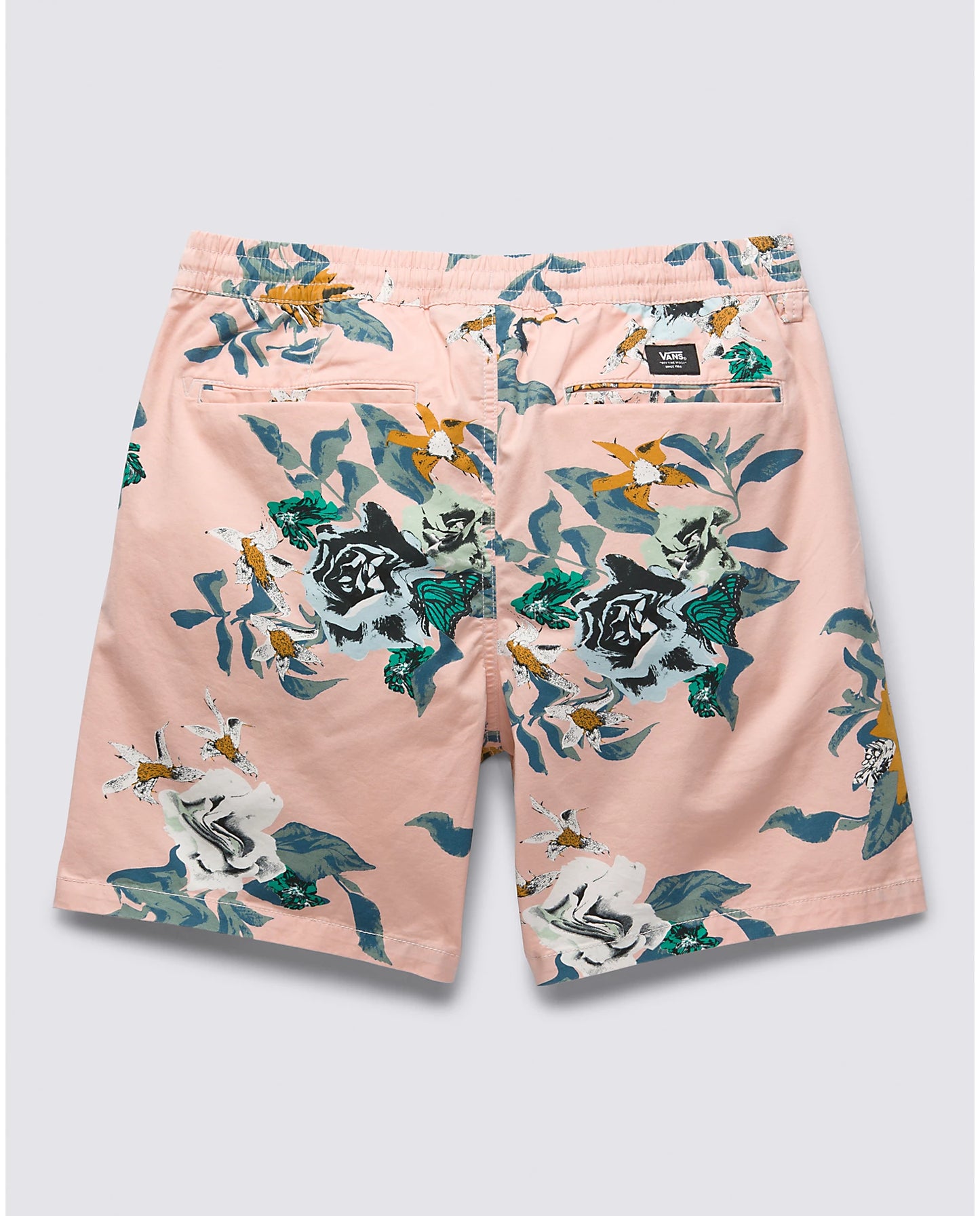 Range Relaxed Elastic 18" Shorts Rose Smok/Vans Teal(size options listed)