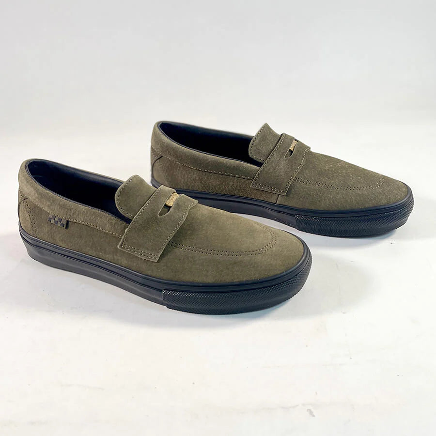 Skate Style 53 Beatrice Domond Slip On Shoe Drk Olv(size options listed)