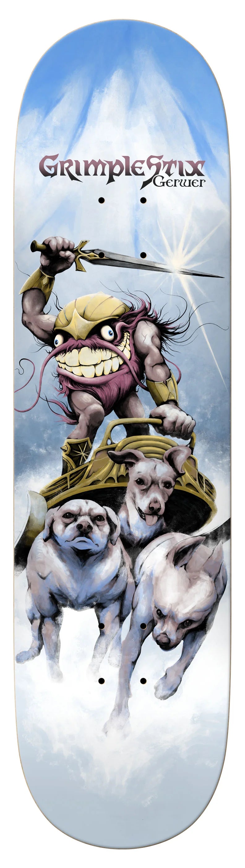 Frank Gerwer Grimple Stix Barbarians Pro Deck 8.28 X 31.7