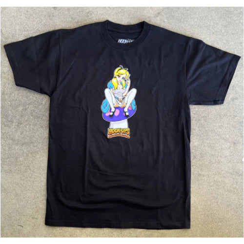 Alice S/S Tee Shirt Blk(size options listed)