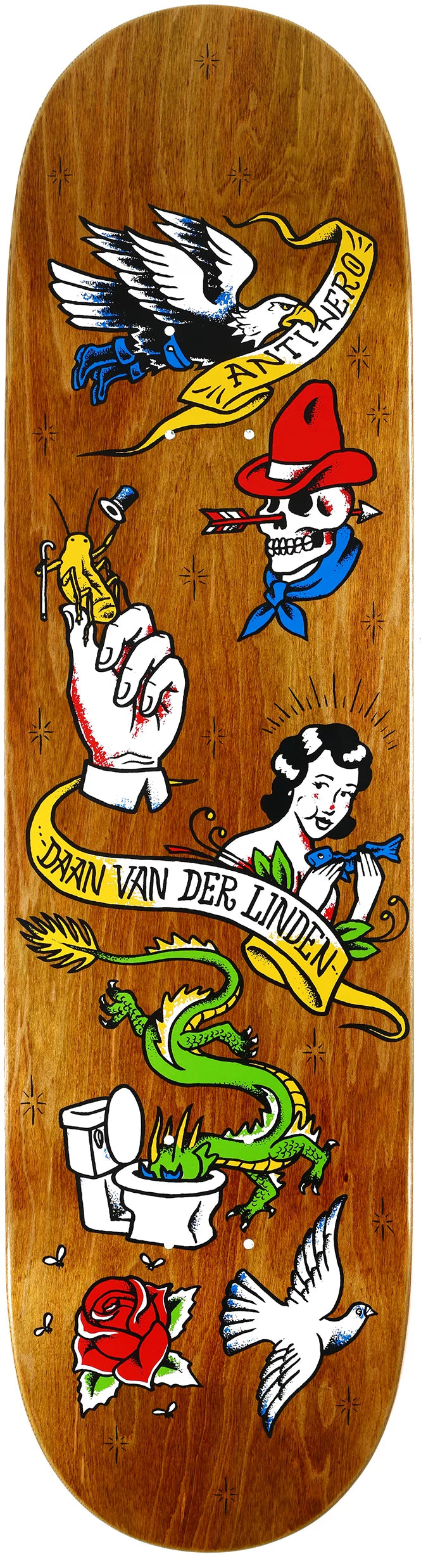 No Regerts Daan Van Der Linden Pro Deck 8.5 X 32.18