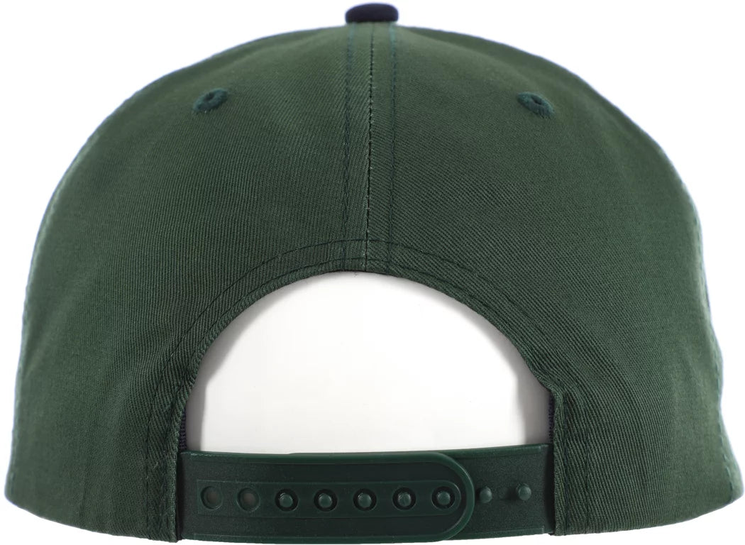 Eagle Eyes Adjustable Snapback Hat Grn/Purp OS