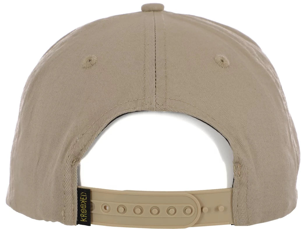 Shmoo Adjustable Snapback Hat Natural/Gld OS