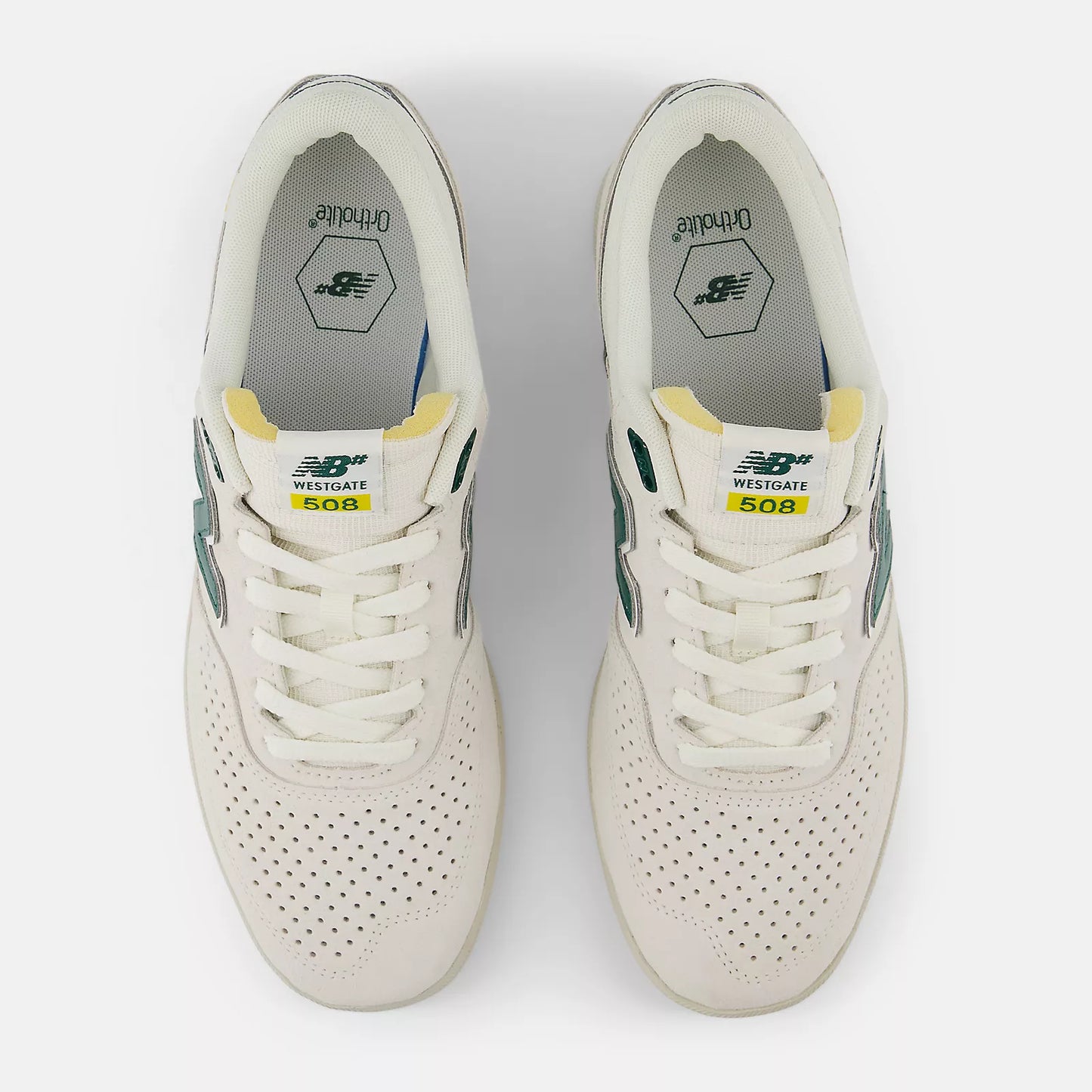 Numeric 508 Brandon Westgate Pro Shoe Sea Salt w/ Frst Grn(size options listed)