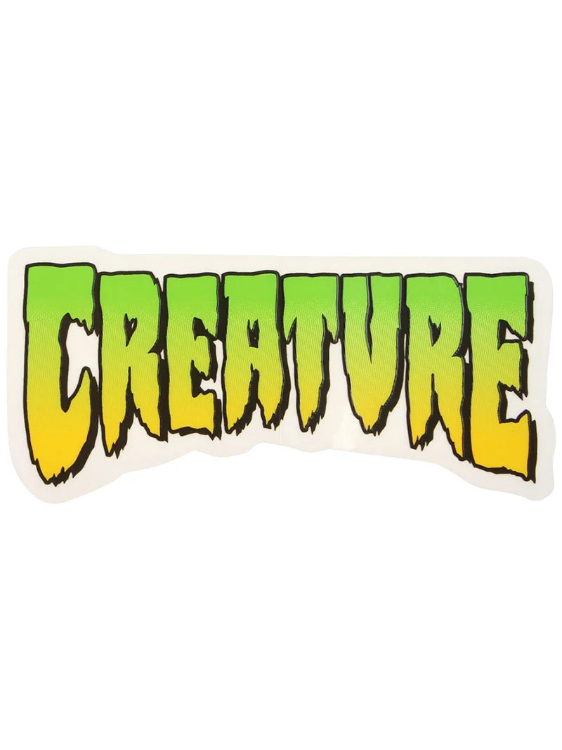 Creature Logo Sticker Aprox. 4 X 2in.