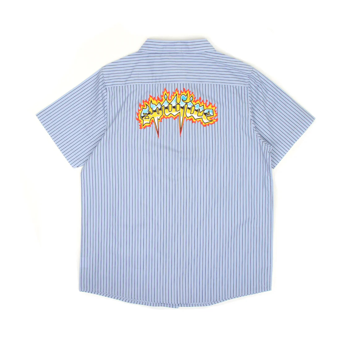 Chrome Venom Buttondown s/s Mechanics Shirt Lt.Blu/Nvy
