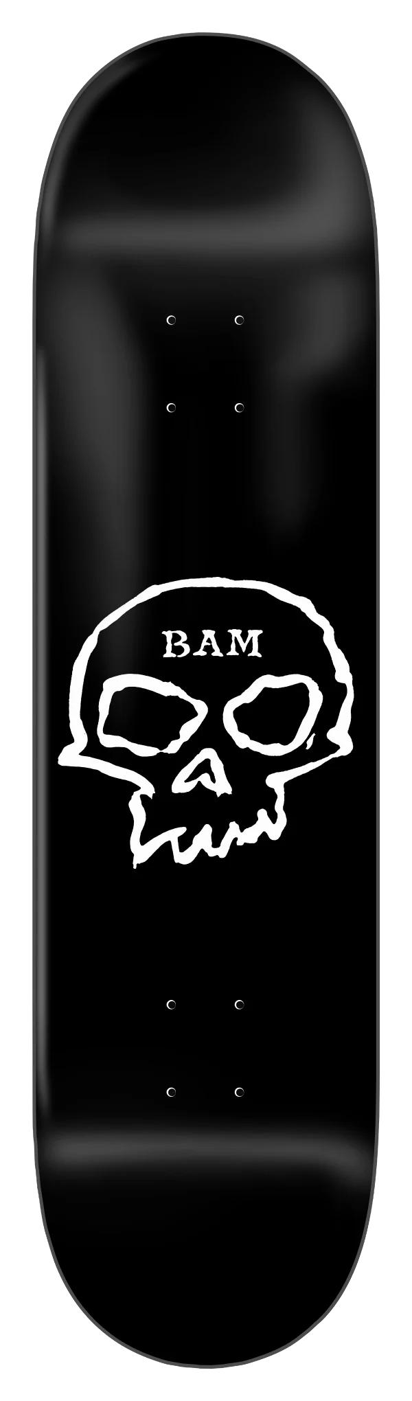 Bam Margera 2 Single Skull Guest Deck Blk/Wht