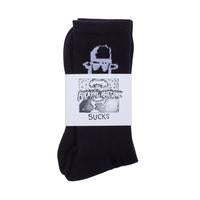 Spike Socks Blk OS