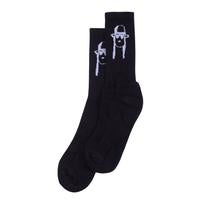 Spike Socks Blk OS