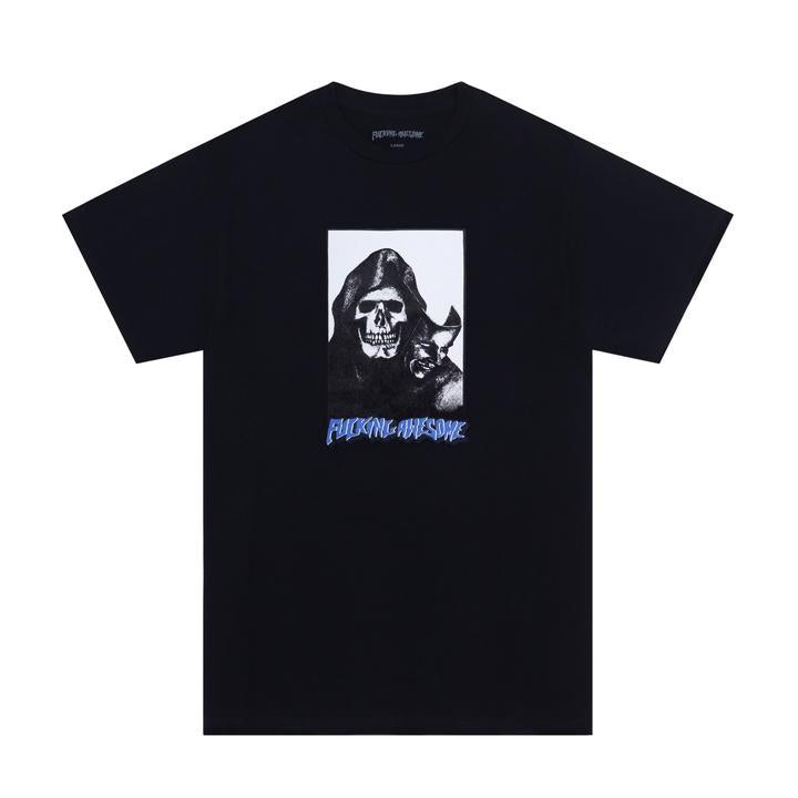 Santana S/S Tee Shirt Blk (size options listed)