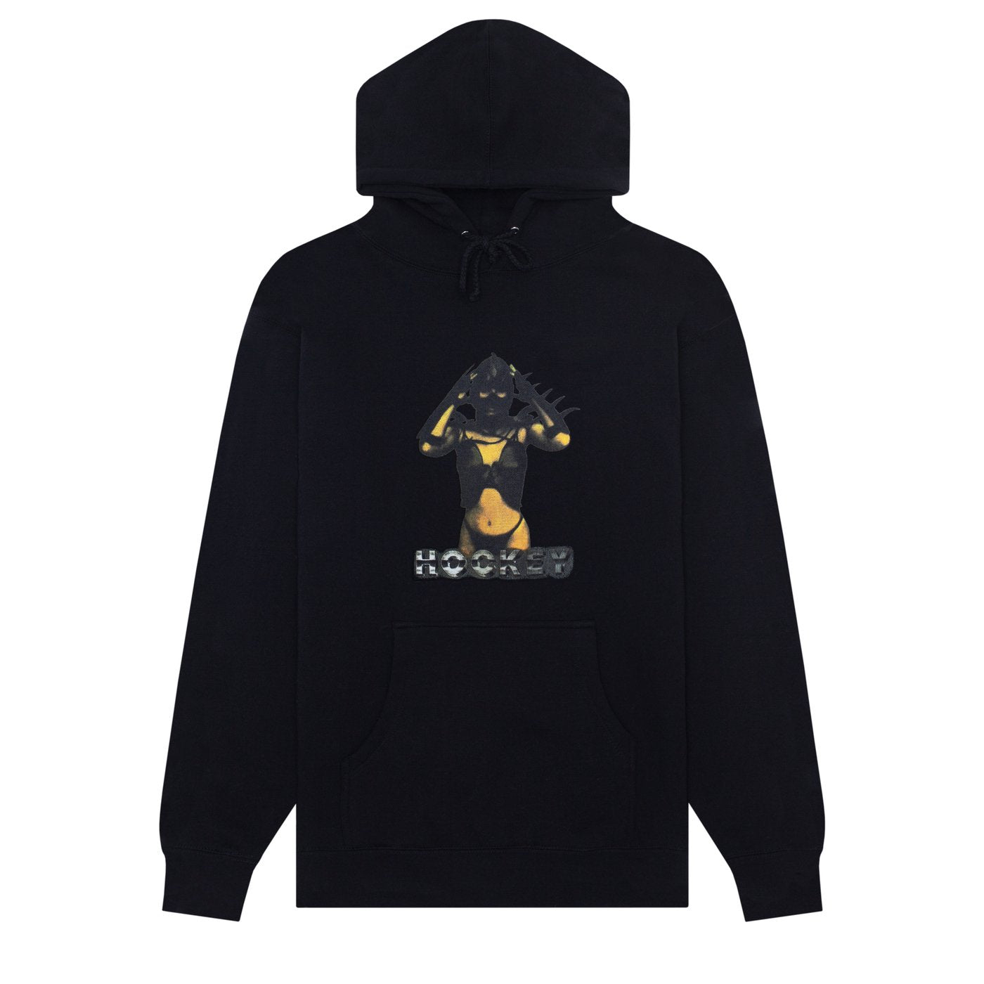 Gwendoline Pullover Hoodie Blk (size options listed)