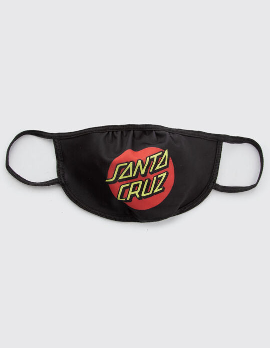 Classic Dot Face Mask Blk OS
