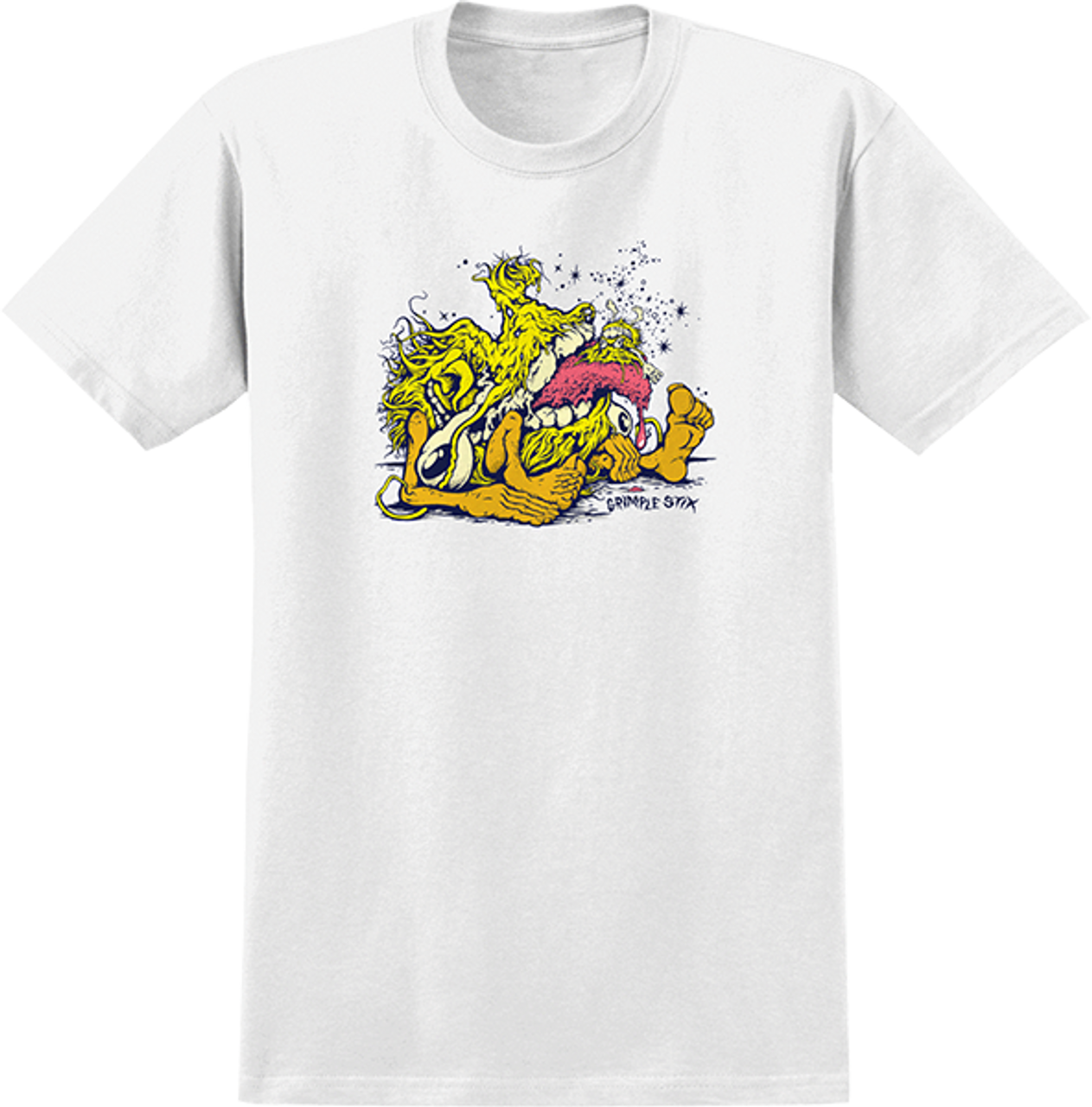 Grimple Stix Melted S/S Tee Shirt Wht XL
